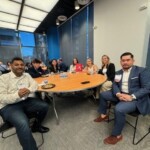 people sitting at a round table