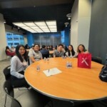 people sitting at a round table