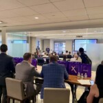 people watching a presentation